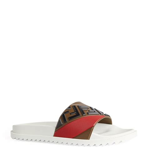 fendi ff logo slides|Men's Luxury Slides & Designer Sandals .